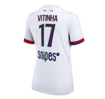Paris Saint-Germain Vitinha #17 Koszulka Wyjazdowa damskie 2025-26 Krótki Rękaw